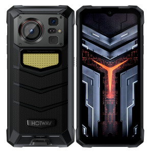  Téléphone robuste HOTWAV W11, 6 Go + 256 Go, vision nocturne, 20 800 mAh, 6,6 pouces Android 13 MT8788 Octa Core, réseau : 4G, OTG (noir cosmique) SH601B981-20